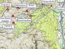 Übersichtskarte Fellhorngebiet