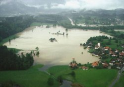 Untermaiselstein - Hochwasser Pfingsten 1999