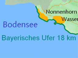 Uebersichtskarte Einsatzbereich der Seemeisterstelle Lindau