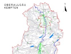 Karte der Kläranlagen im Landkreis Oberallgäu