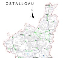 Karte der Kläranlagen im Landkreis Ostallgäu