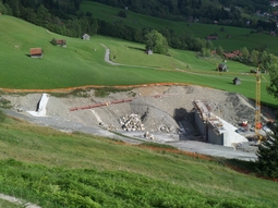Fertigstellung der Betonarbeiten im Herbst 2013