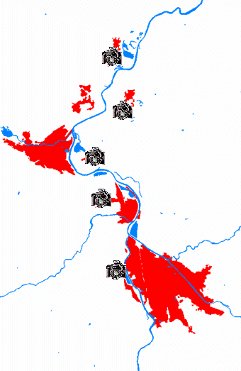 Karte der Iller von Sonthofen bis Seifen