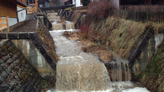 Hochwasser- und Murschutz für Vorderhindelang, Ausbau des Vorderhindelanger Dorfbachs