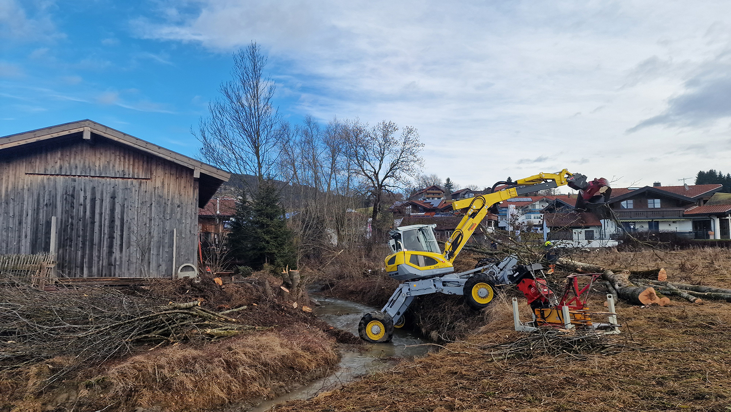 Freischnittarbeiten am Roßbach, 12.02.2026